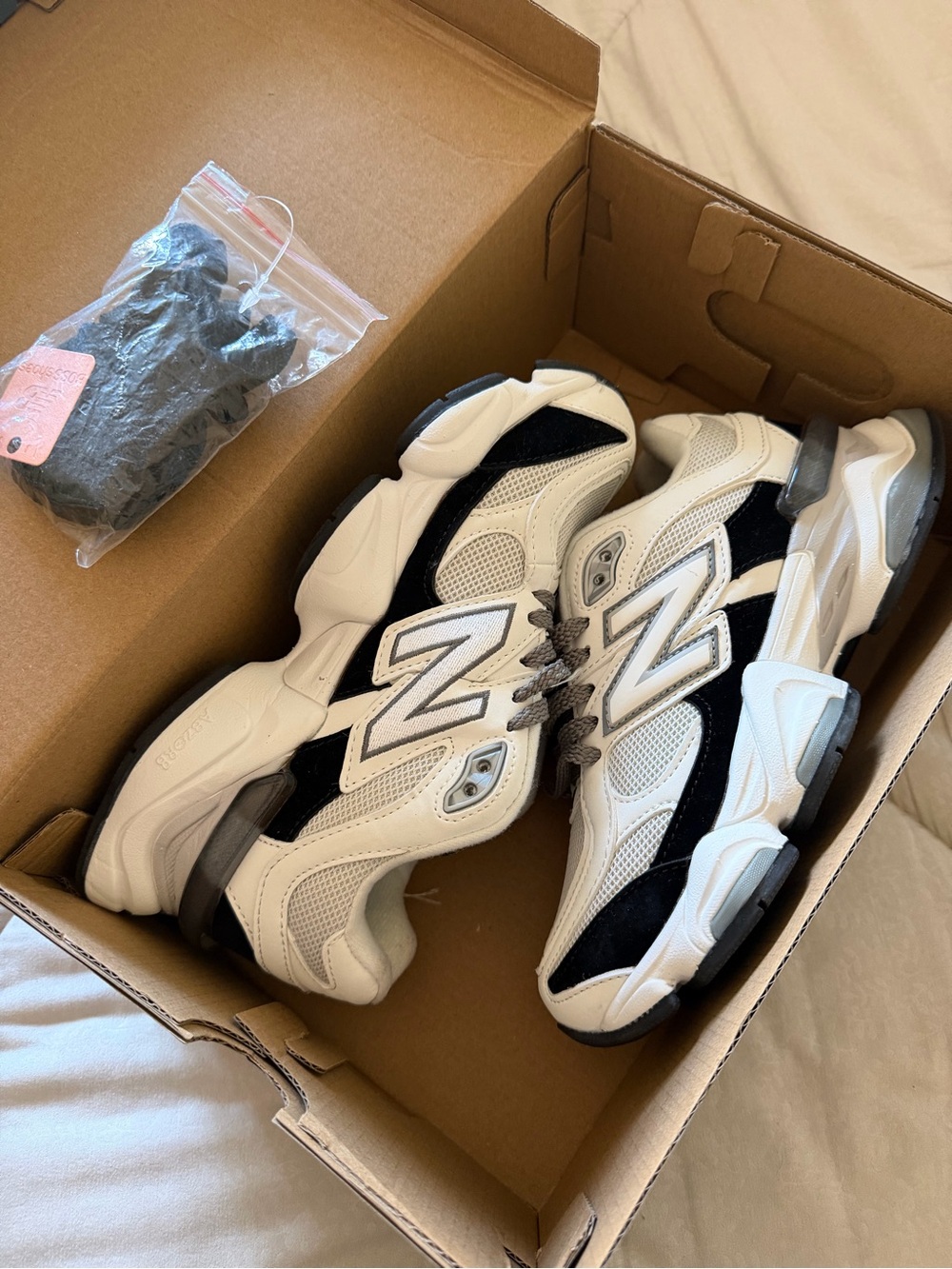 New Balance 9060 White Black Gray Lifestyle Sneaker